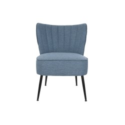 Fauteuil DKD Home Decor Bleu Métal 55 x 64 x 72,5 cm