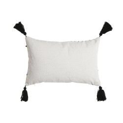 Coussin Home ESPRIT Blanc Noir Losanges 50 x 15 x 30 cm