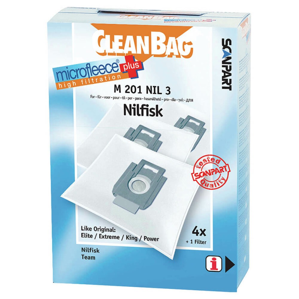 Replacement Bag for Vacuum Cleaner Scanpart M 201