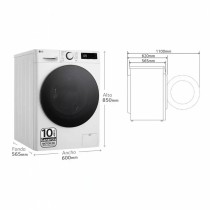 Intelligente Waschmaschine-Trockner LG F4DR6011AGW 11 kg/6 kg 1400 rpm