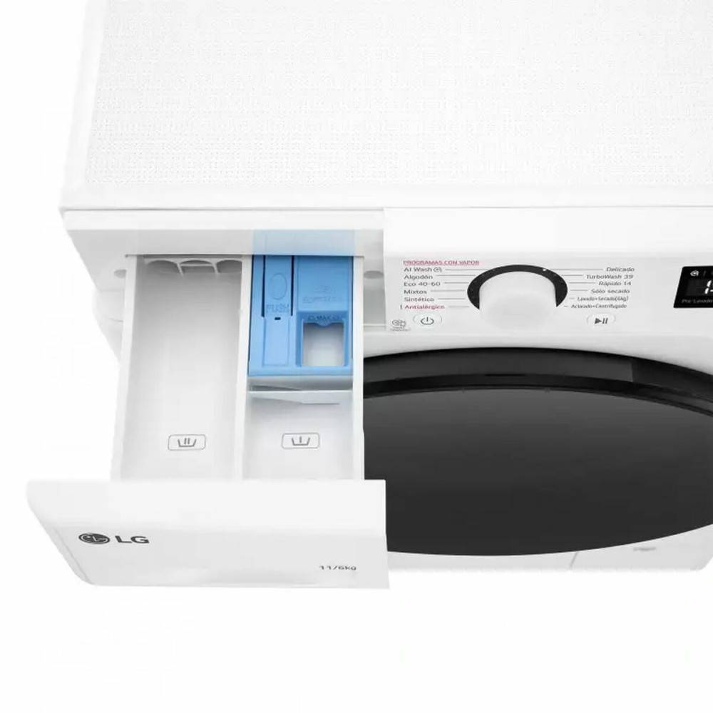 Smart Washer-Dryer LG F4DR6011AGW 11 kg/6 kg 1400 rpm