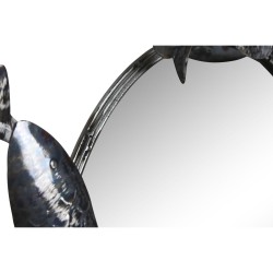 Wall mirror Home ESPRIT Silver Metal Fish 70 x 10 x 110 cm