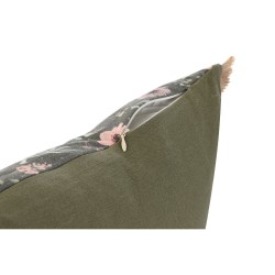 Coussin Home ESPRIT Vert Fleurs Boho 50 x 5 x 30 cm