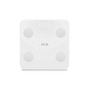 Digital Bathroom Scales SPC ATENEA FIT 3 White Tempered Glass 180 kg 150 kg 1,5 Kg