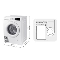 Washing machine Samsung WW11DG5B25TEEC 11 Kg 60 cm 1400 rpm
