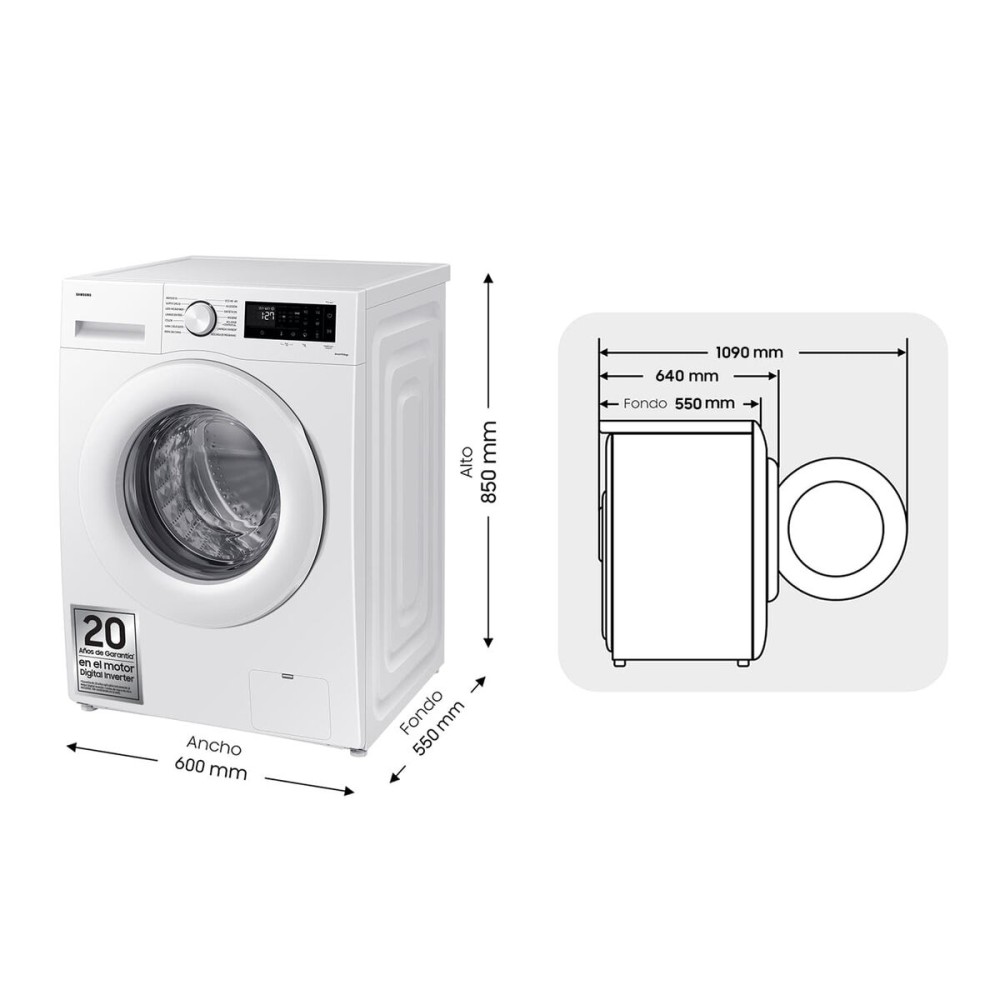 Washing machine Samsung WW11DG5B25TEEC 11 Kg 60 cm 1400 rpm