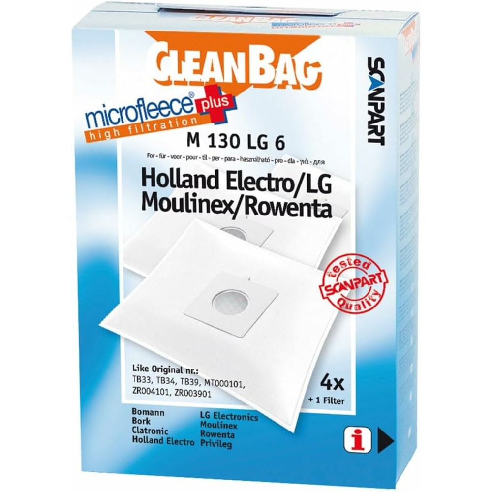Replacement Bag for Vacuum Cleaner Scanpart M 130 LG 6 LG 4UD