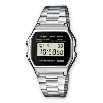 Montre Homme Casio A158WEA-1EF Noir Gris Argenté
