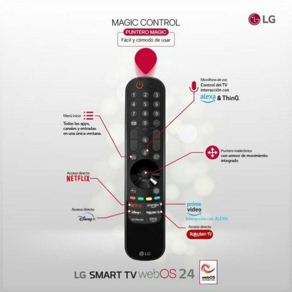 TV intelligente LG 55UT80006LA 55" 4K Ultra HD LED HDR D-LED