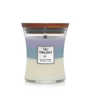 Bougie Parfumée Woodwick Trilogy Medium Calming Retreat