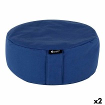 Kissen LongFit Sport Longfit sport Yoga Blau 33 x 13 cm (2 Stück)