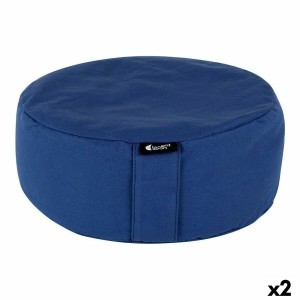 Kissen LongFit Sport Longfit sport Yoga Blau 33 x 13 cm (2 Stück)