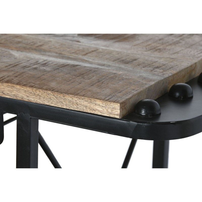 Konsole Home ESPRIT Braun Schwarz Holz Metall 191 x 58 x 96 cm