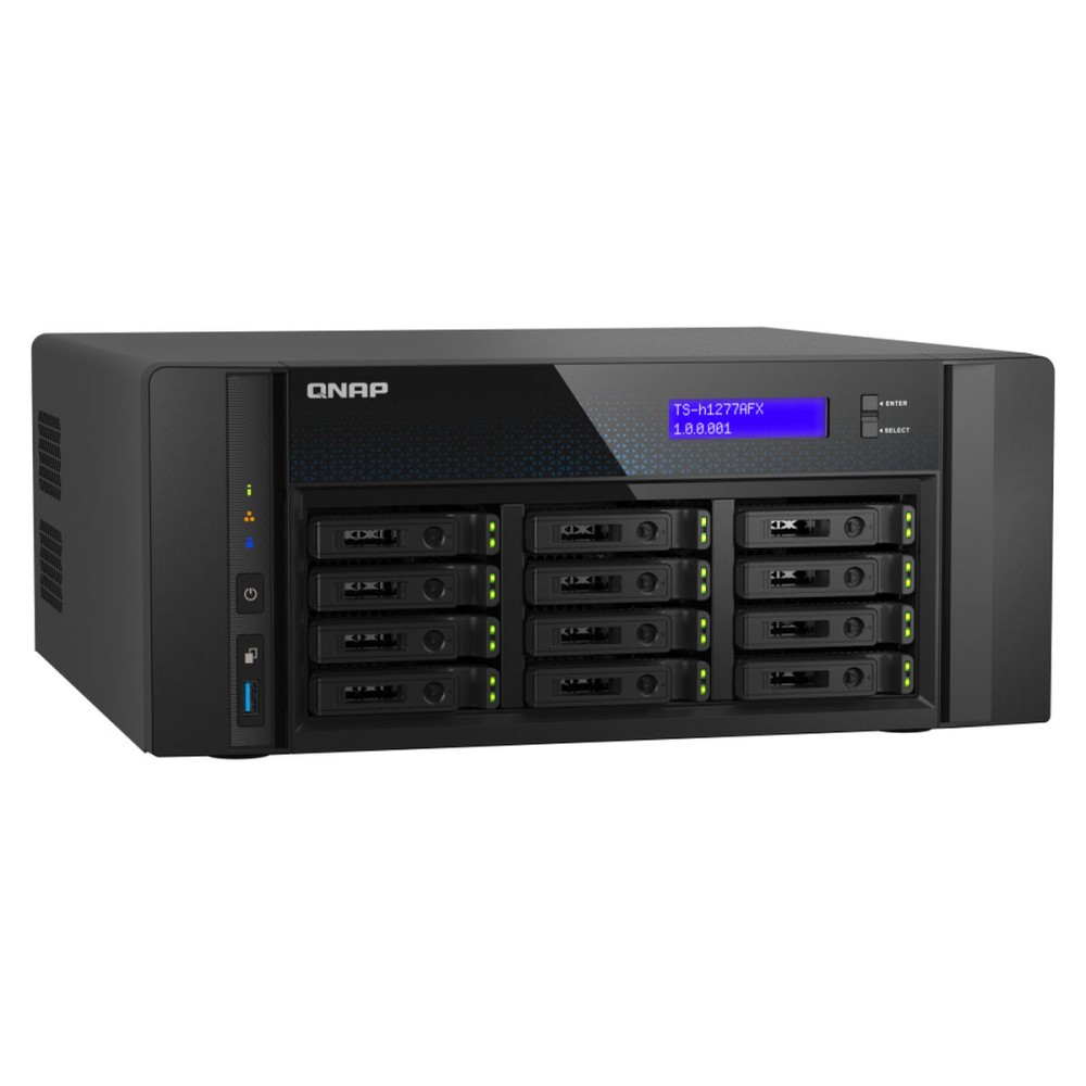 NAS-Netzwerk-Speicher Qnap TS-H1277AFX-R7-32G Schwarz