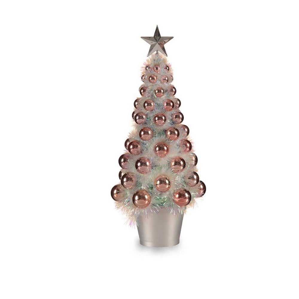 Weihnachtsbaum Krist+ 18CH307/IRIDESCENT Rosa Polypropylen Kunststoff Irisierend 16 x 37,5 x 16 cm