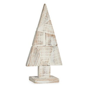 Weihnachtsbaum Krist+ 20L015-40 Weiß natürlich Holz 9 x 41,5 x 20 cm