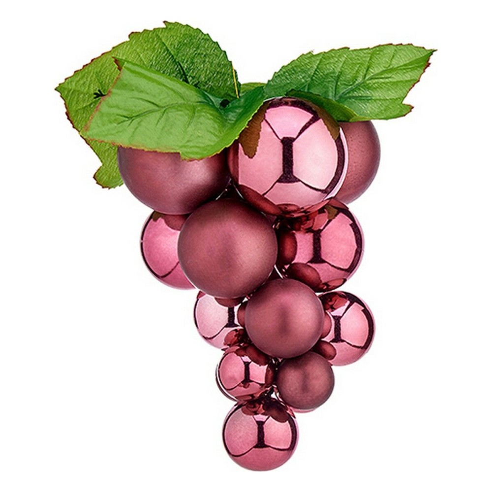 Weihnachtsbaumkugel Krist+ 01847 Rosa Kunststoff Trauben