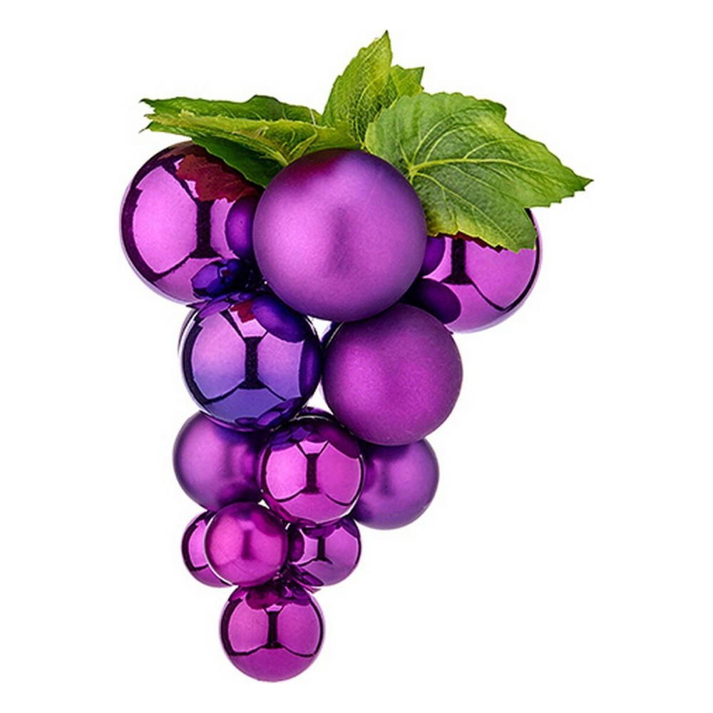 Weihnachtsbaumkugel Krist+ 01853 Lila Kunststoff Trauben