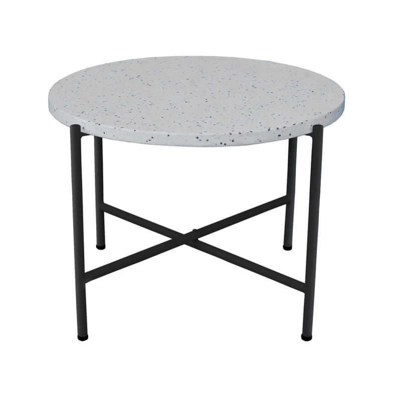 Beistelltisch Terrazzo Schwarz 60 x 60 x 45 cm