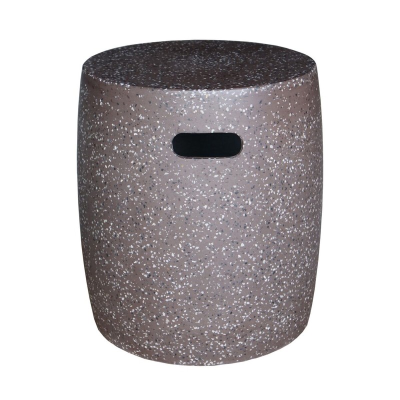 Tabouret Terrazzo Marron 40 x 40 x 45 cm