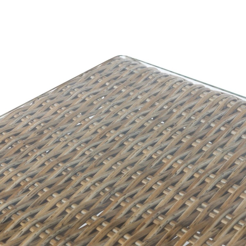 Gartenbank Patsy Holz Rattan 235 x 230 x 64,5 cm