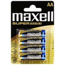 Batteries Maxell AA 1,5 V (4 Units)