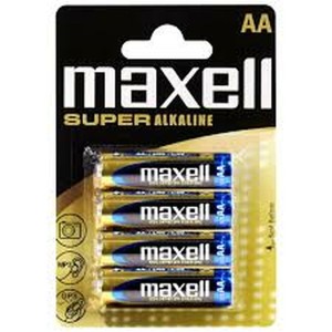 Batteries Maxell AA 1,5 V (4 Units)