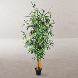 Plante décorative Ciment Tissu Bambou 150 cm