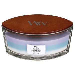 Scented Candle Woodwick Trilogy Ellipse Calming Retreat