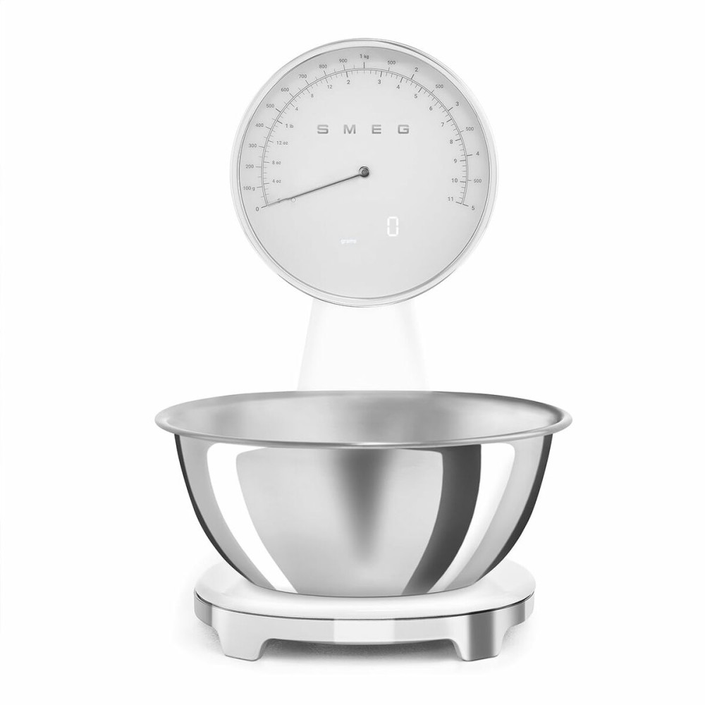 Küchenwaage Smeg KSF01WHWW Weiß 5 kg