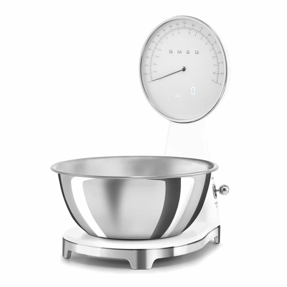 Küchenwaage Smeg KSF01WHWW Weiß 5 kg