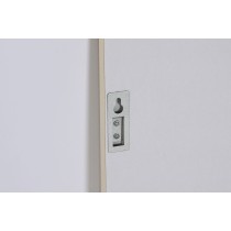 Wall mirror DKD Home Decor White Beige Dark grey 36 x 2 x 66 cm (4 Units)