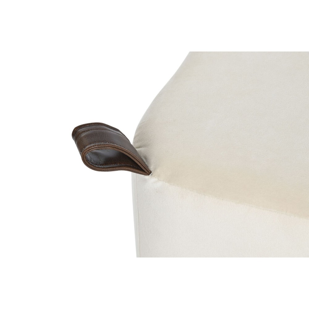 Fußstütze DKD Home Decor Gelb Blau Beige Grau Scandi 35 x 35 x 35 cm (2 Stück)
