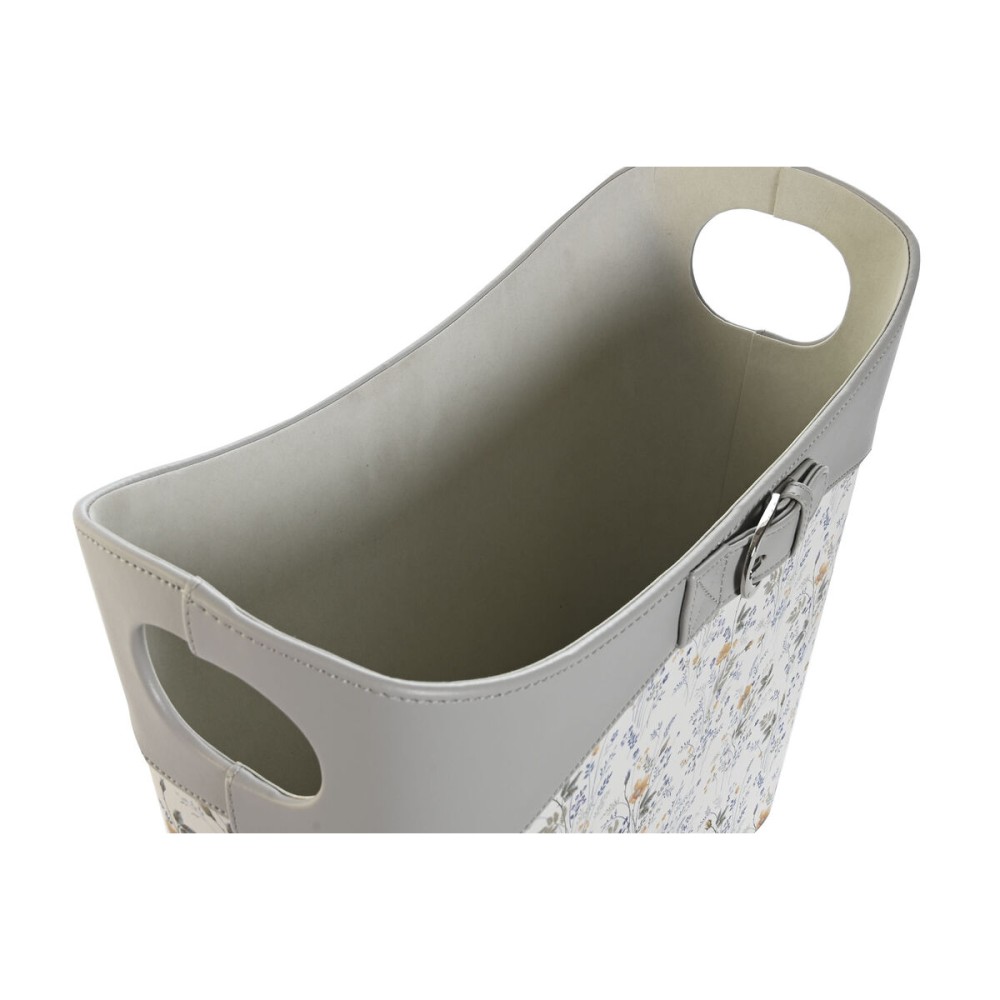 Zeitschriftenkorb DKD Home Decor Weiß Grau Lila Hellrosa Polyurethan 39 x 21 x 34 cm (2 Stück)