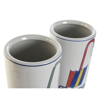 Regenschirmständer DKD Home Decor Bunt Urban 19 x 19 x 44 cm 19 x 19 x 45 cm (2 Stück)
