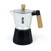 Italian Coffee Pot Quttin Aluminium 6 Cups (6 Units)