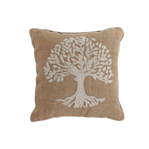 Kissen Home ESPRIT Weiß Braun Baum Romantisch 45 x 15 x 45 cm (2 Stück)