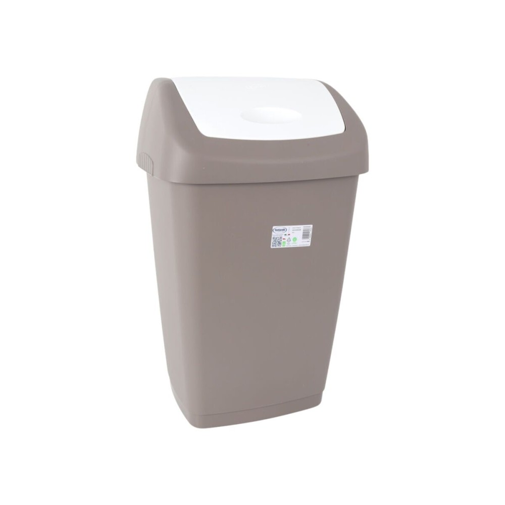 Rubbish bin Tontarelli Aurora Grey 55 L (6 Units)