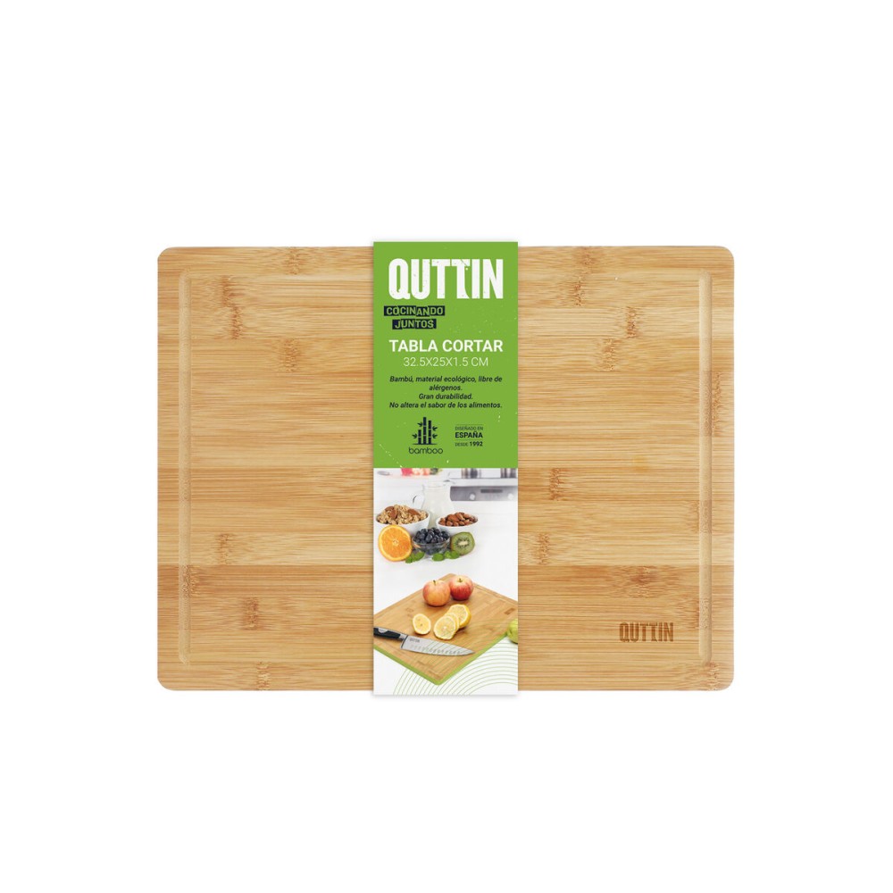 Cutting board Quttin 32,5 x 25 x 1,5 cm (8 Units)