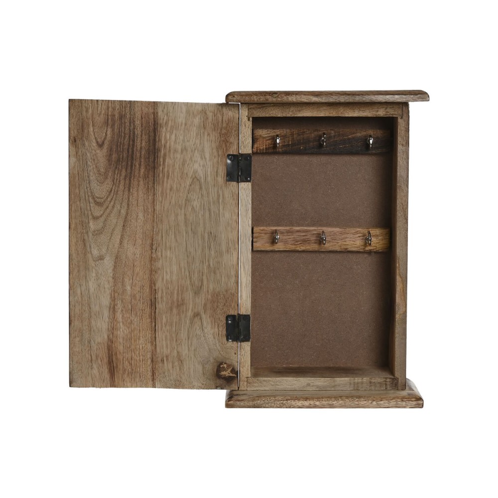 Key cupboard Home ESPRIT Blue White Natural 18 x 7,5 x 28 cm