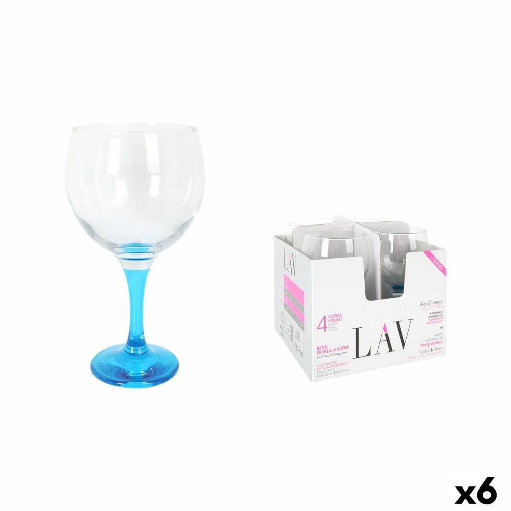 Cocktail-Glas LAV Blau 4 Stücke (6 Stück)