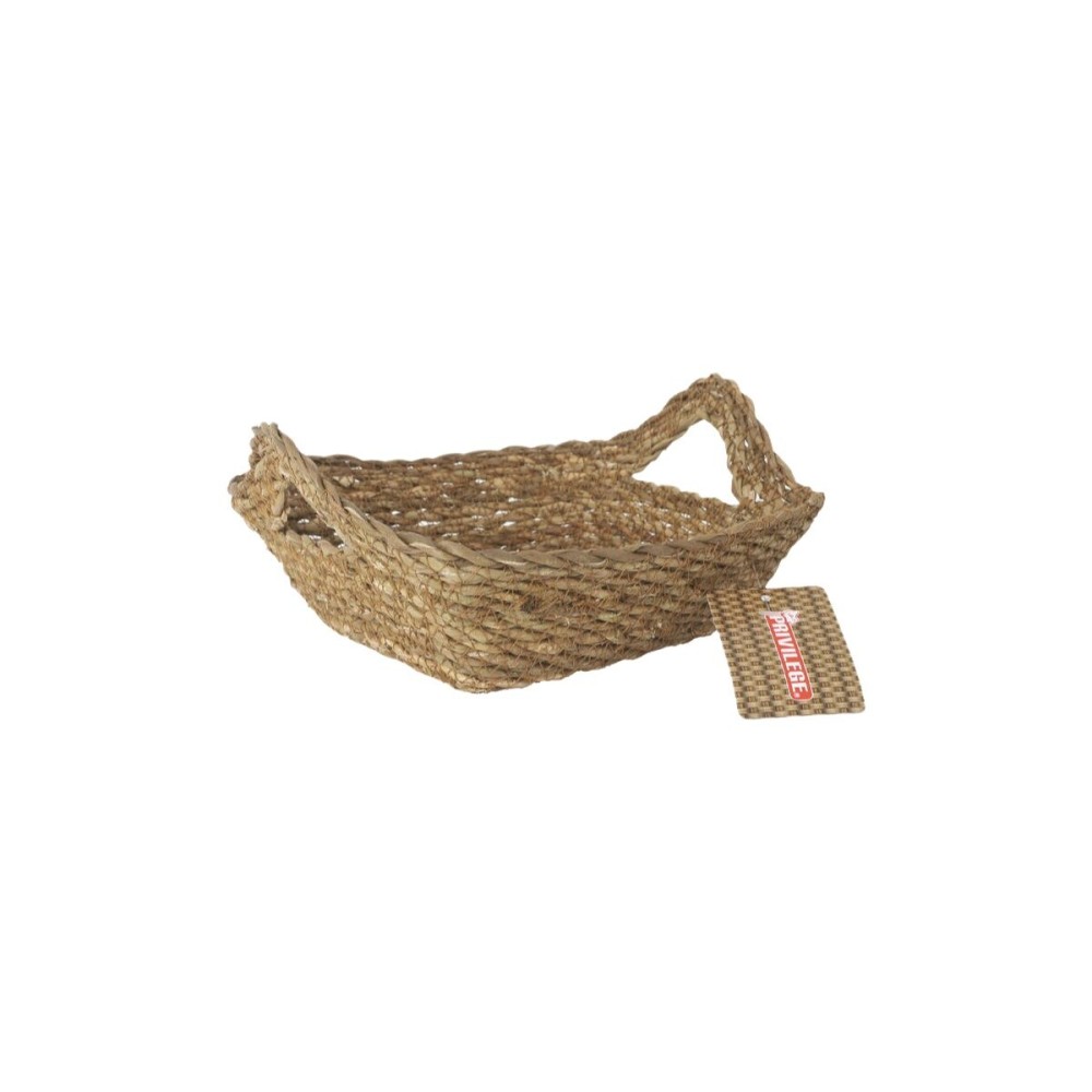 Boîte de rangement Privilege osier 17 x 17 x 7 cm (18 Unités)