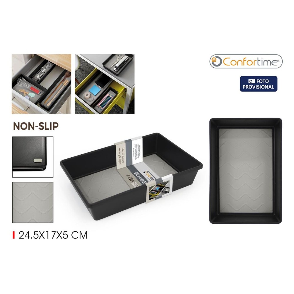 Drawer organiser Confortime 24,5 x 17 x 5 cm (24 Units)