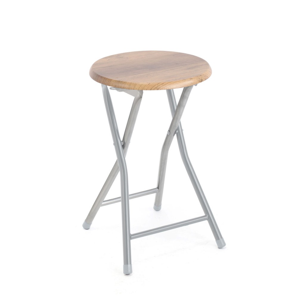 Stool Confortime Wood Metal 30 x 30 x 46 cm (6 Units)