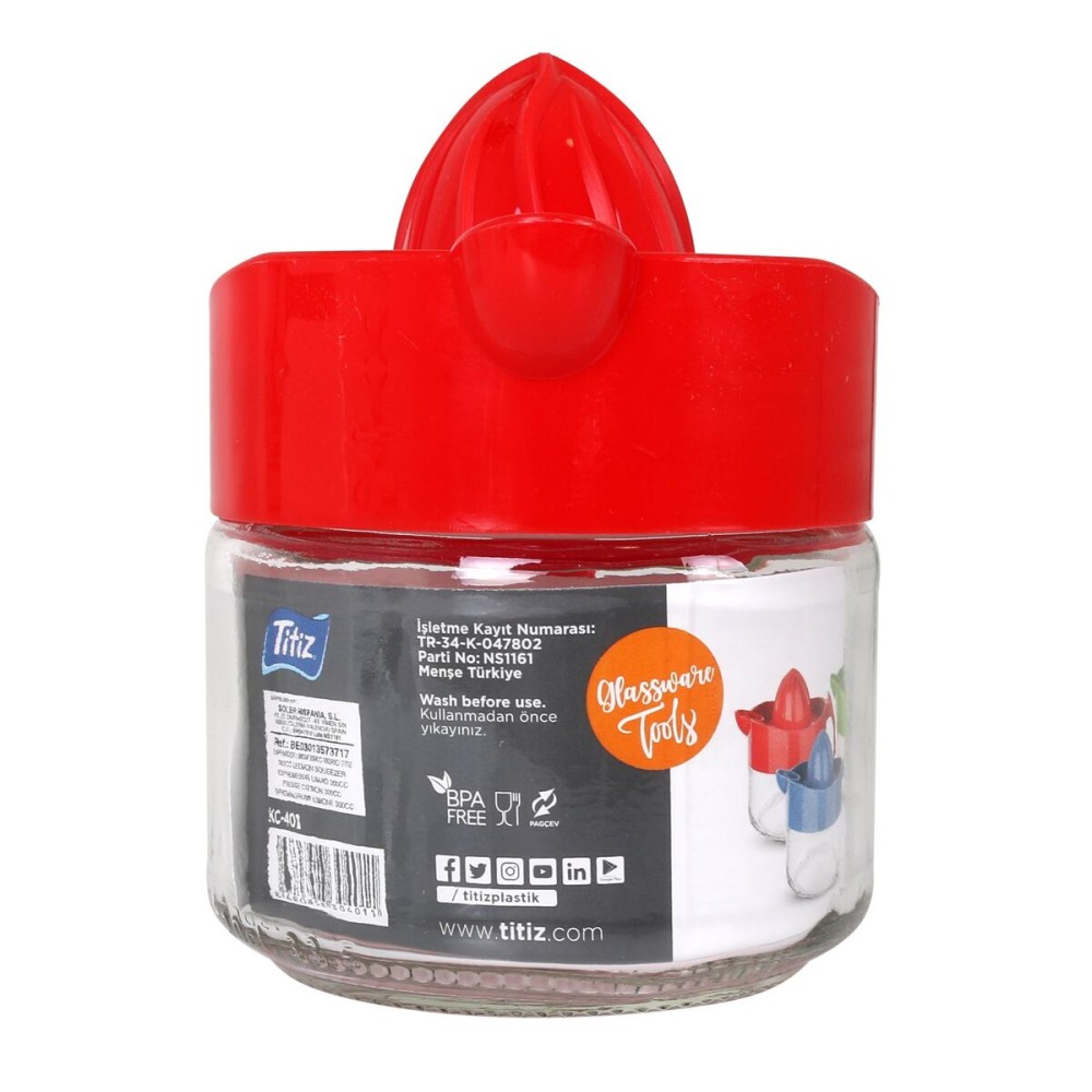 Exprimidor Titiz Glass 0,3 L 10 x 18 x 12 cm (36 Units)