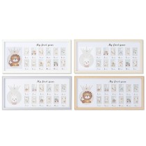 Photo frame Home ESPRIT Crystal MDF Wood 56,5 x 2 x 27,5 cm (4 Units)