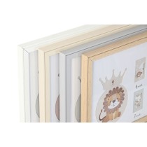 Photo frame Home ESPRIT Crystal MDF Wood 56,5 x 2 x 27,5 cm (4 Units)
