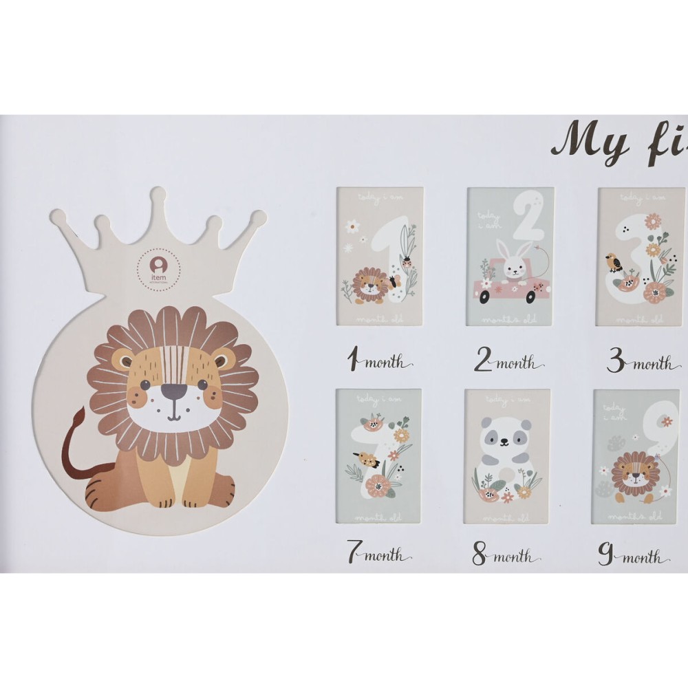 Photo frame Home ESPRIT Crystal MDF Wood 56,5 x 2 x 27,5 cm (4 Units)