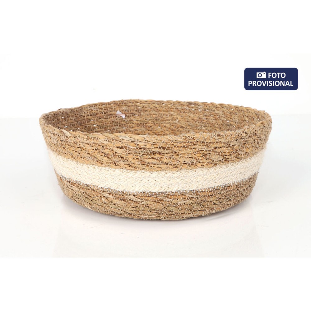 Boîte de rangement Privilege Privilege osier Ronde Ø 27 x 9 cm (8 Unités)