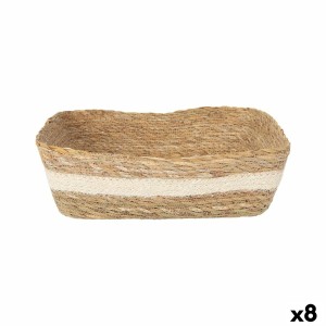 Storage Box Privilege Privilege wicker Rectangular 30 x 23 x 9 cm (8 Units)